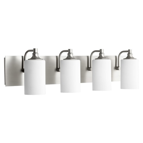 Celeste Satin Nickel Bathroom Light by Quorum Lighting