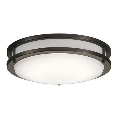 Transitional LED Flush Mount Light Olde Bronze Avon by Kichler Lighting