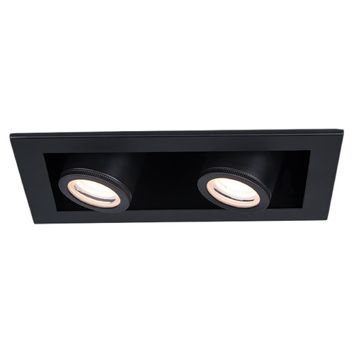 Silo Multiples Black & Black LED Recessed Kit by WAC Lighting