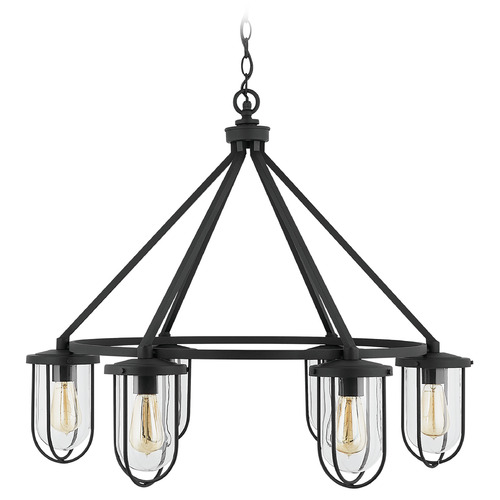 Capital Lighting Corbin 32-Inch Outdoor Chandelier in Black by Capital Lighting 934261BK