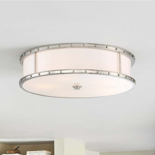 Minka Lavery Brushed Nickel LED Flush Mount by Minka Lavery 1827-84-L