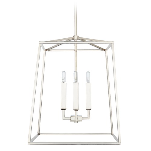 Capital Lighting Thea 4-Light Polished Nickel Pendant by Capital Lighting 537642PN