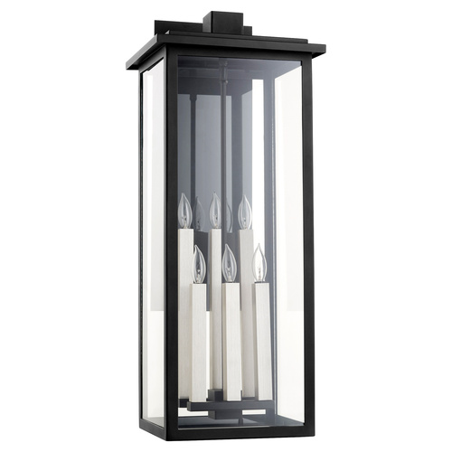 Quorum Lighting Westerly Large 6-Light Lantern in Noir Quorum International by Quorum Lighting 7027-6-69