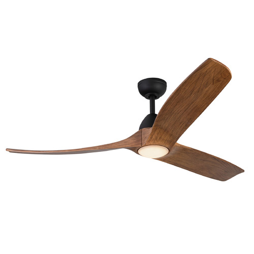 Kuzco Lighting Baylor Matte Black LED Ceiling Fan with Light