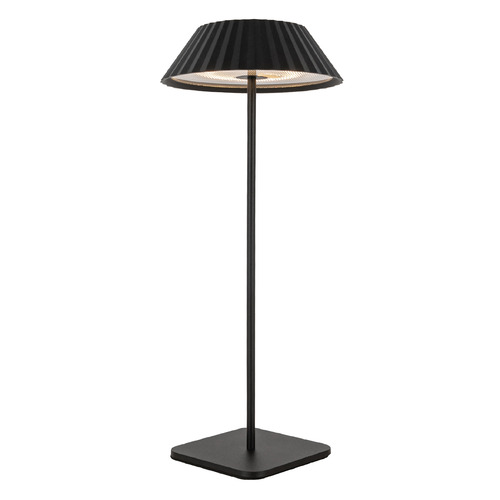 Kuzco Lighting Pela Black LED Table Lamp with Empire Shade
