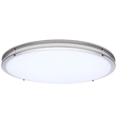 Nuvo Lighting Nuvo Lighting Glamour Brushed Nickel LED Flushmount Light 62-1878