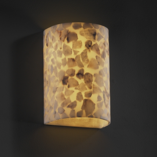 Alabaster Rocks! Collection Sconce by Justice Design Group