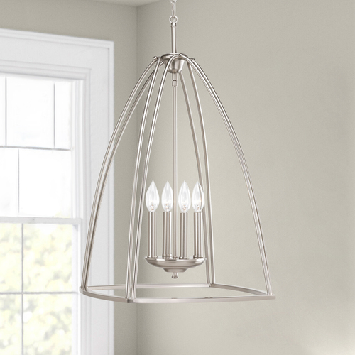 Progress Lighting Tally Brushed Nickel Pendant by Progress Lighting P3787-09