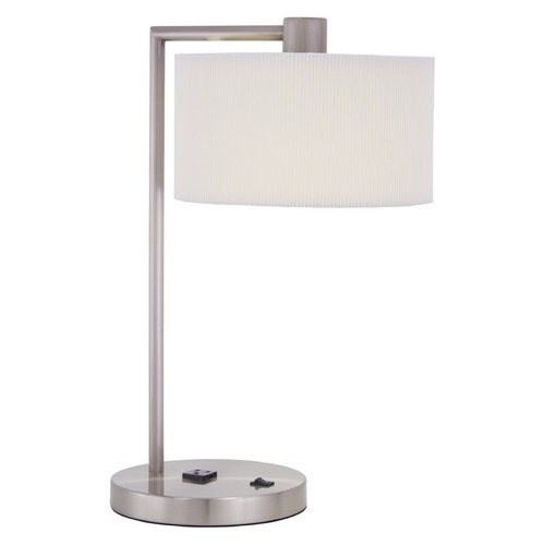 Park Brushed Nickel Table Lamp by George Kovacs