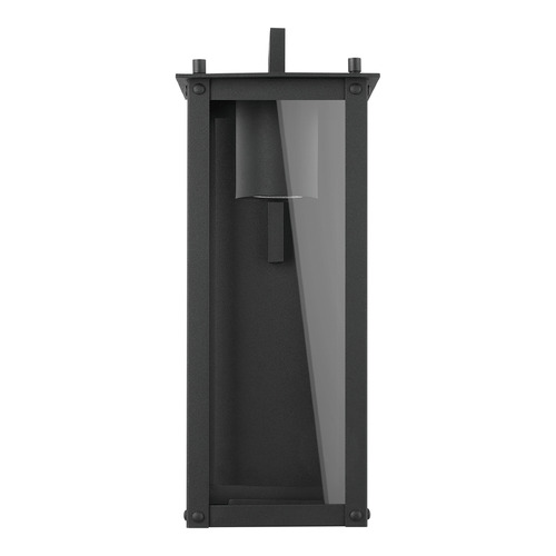 Hunt 15-Inch Outdoor Wall Lantern in Black by Capital Lighting