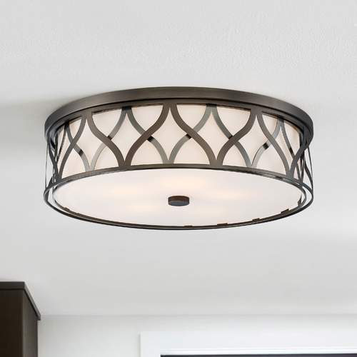 Minka Lavery Harvard Court Bronze LED Flushmount Light