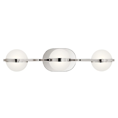 Kichler Lighting Brettin 24-Inch Polished Nickel LED Vanity Light by Kichler Lighting 85092PN