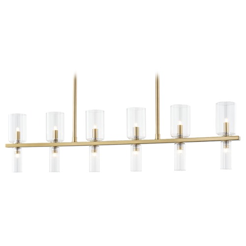 Mitzi by Hudson Valley Tabitha Aged Brass Island Light by Mitzi by Hudson Valley H384912-AGB