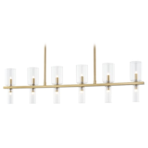 Tabitha Aged Brass Island Light by Mitzi by Hudson Valley