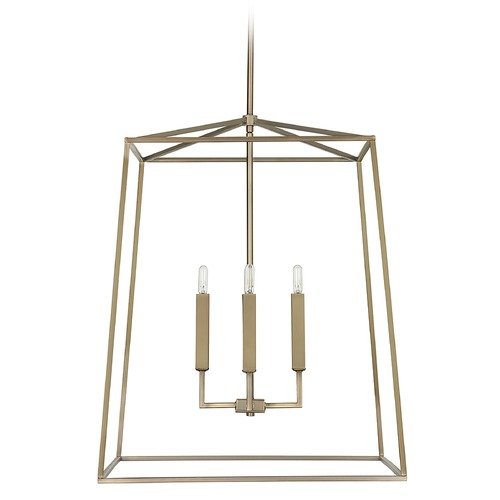 Thea 22-Inch Pendant in Aged Brass by Capital Lighting