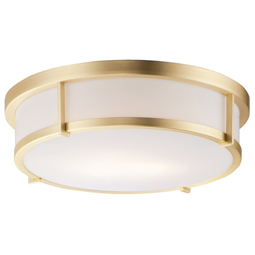 Maxim Lighting Rogue E26 Satin Brass Flushmount Light