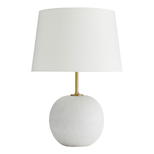Colton 27.5-Inch Table Lamp in Ivory Rice Stone by Arteriors Home