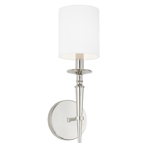 Abbie Wall Sconce in Polished Nickel by HomePlace by Capital Lighting