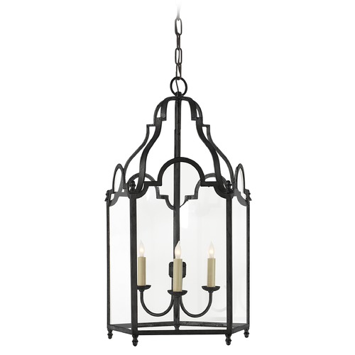 E.F. Chapman French Market Lantern in Black Rust by Visual Comfort Signature