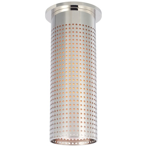 Kelly Wearstler Precision Flush Mount in Nickel by Visual Comfort Signature