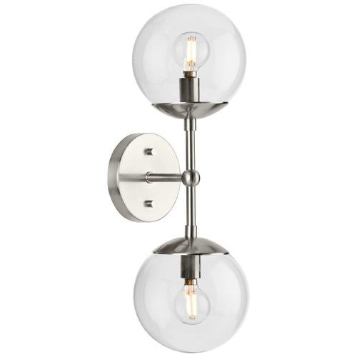 Progress Lighting Atwell 1-Light Brushed Nickel Mini Pendant