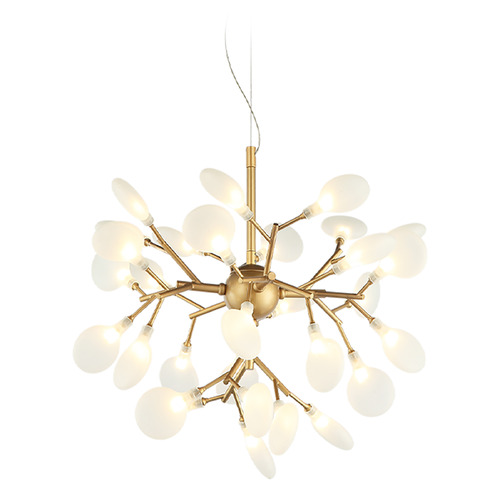 Matteo Lighting Matteo Lighting Hydragea Bloom Gold LED Pendant Light C69820GL