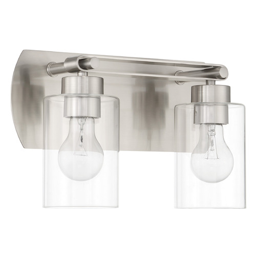 Craftmade Lighting Hendrix Brushed Polished Nickel Bathroom Light