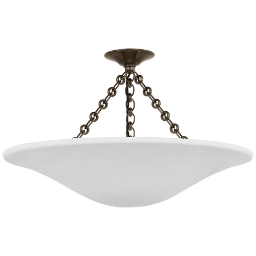 Mollino Bronze Semi-Flush Mount Light