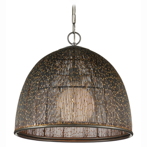 Currey and Company Eduardo Natural Iron / Brass Pendant Light