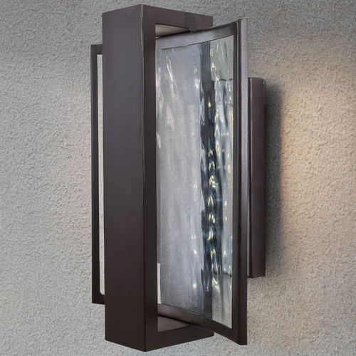 George Kovacs Lighting Sidelight Dorian Bronze LED Outdoor Wall Light by George Kovacs P1206-615B-L