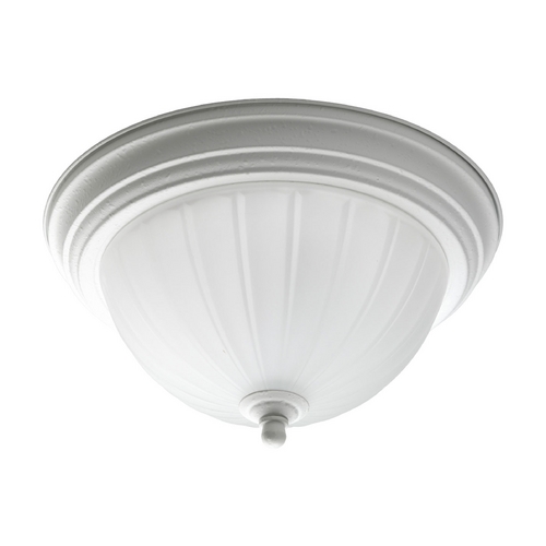 11.38-Inch Flush Mount in White by Progress Lighting