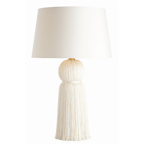 Arteriors Home Lighting Tassel 29-Inch Lamp in Ivory Silk Blend Yarn by Arteriors Home DK49938-757
