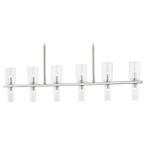 Tabitha Polished Nickel Island Light by Mitzi by Hudson Valley