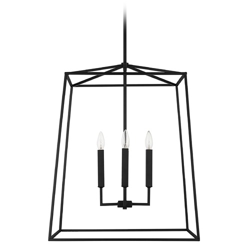 Capital Lighting Thea 4-Light Matte Black Pendant by Capital Lighting 537643MB