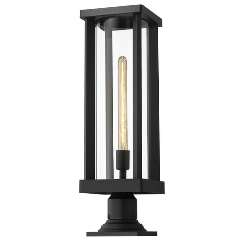 Z-Lite Glenwood Black Post Light by Z-Lite 586PHBR-533PM-BK