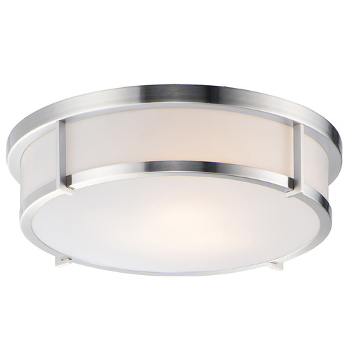 Maxim Lighting Rogue E26 Satin Nickel Flushmount Light