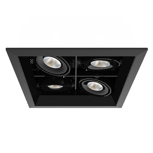 Eurofase Lighting Black & Black LED Recessed Kit by Eurofase Lighting TE164BLED-40-4-01