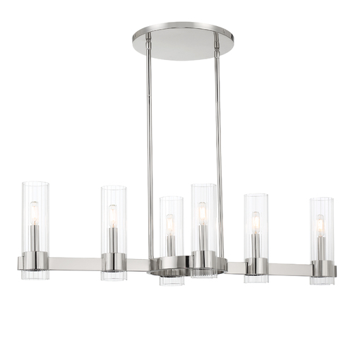 Vernon Place 6-Light Linear Light in Chrome by Minka Lavery