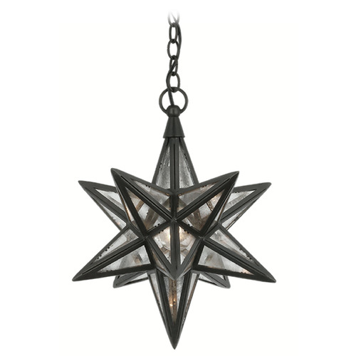 Chapman & Myers Moravian Star Lantern in Aged Iron by VC Signature