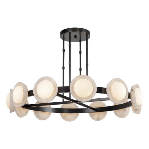 Alora Lighting Alora Lighting Nyc Studio Alonso Urban Bronze LED Chandelier CH320050UBAR