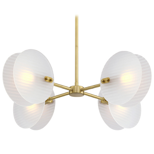 Designers Fountain Sky Fall Brushed Gold Chandelier