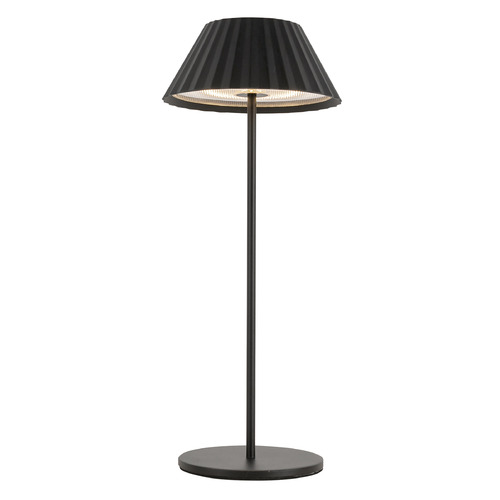 Kuzco Lighting Zola Black LED Table Lamp with Empire Shade