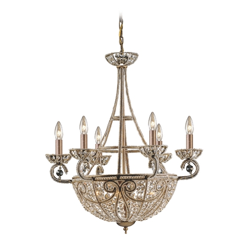 Elk Lighting Chandelier in Dark Bronze Finish 5967/6+4