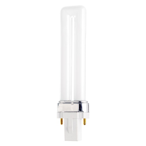 Satco Lighting Compact Fluorescent Twin Tube Light Bulb 2-Pin Base 2700K by Satco Lighting S6702