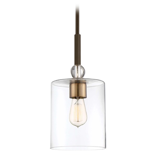 Studio 5 Bronze with natural Brush Pendant by Minka Lavery
