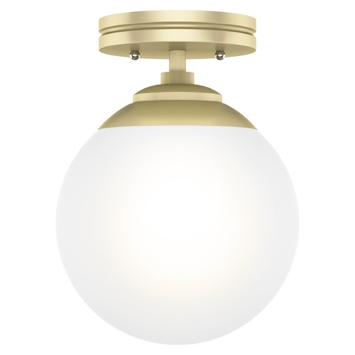 Hepburn Painted Modern Brass Semi-Flush Mount by Hunter Fan Company