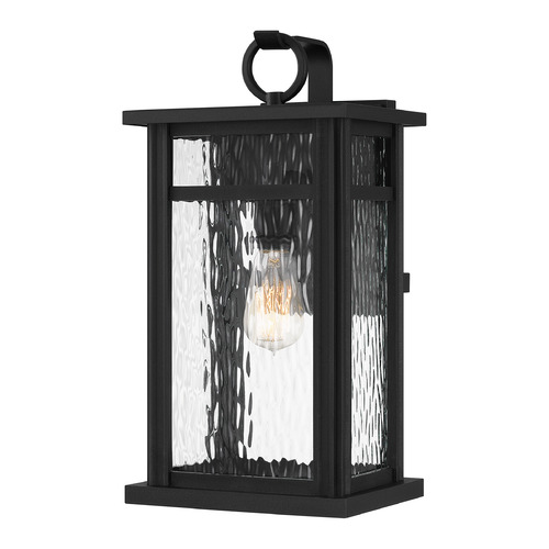 Moira Outdoor Wall Light in Earth Black by Quoizel Lighting