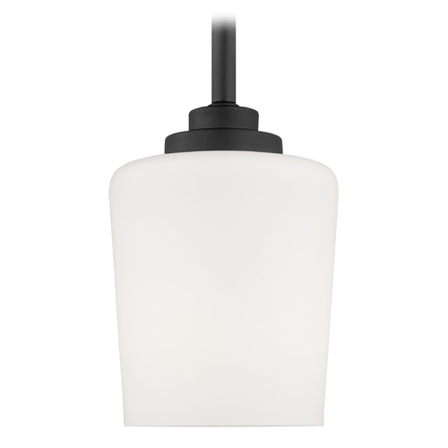 Generation Lighting Windom Midnight Black LED Mini Pendant by Generation Lighting 6102801EN3-112