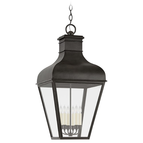Visual Comfort Signature Collection Chapman & Myers Fremont Lantern in French Rust by Visual Comfort Signature CHO5163FRCG