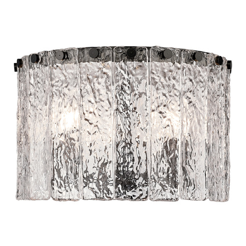 Glacier Matte Black Flush Mount by Z-Lite